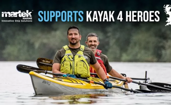 Martek Marine Proudly Supports Kayak 4 Heroes