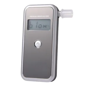 AlcoXS breathalyser with Swap and Go sensor technology for accurate maritime alcohol testing without annual calibration.