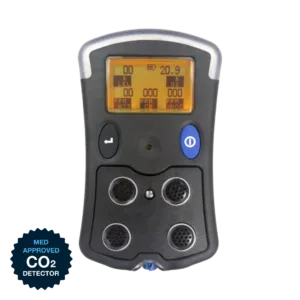 Marine 5 portable gas detector with MSC.581(110) and SOLAS XI-1/7 compliance for maritime enclosed space entry.